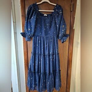 Ivy City Co Starry Night Dress Size Medium